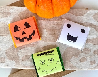 Halloween party favor printable template, Halloween template for printing, Halloween candy craft template, Halloween treat for kids