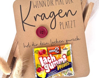 Printsjabloon grappige kaart, sjabloon voor het afdrukken van grappige kaart voor collega's, souvenir, klein ding, ambachtelijke sjabloon, PDF