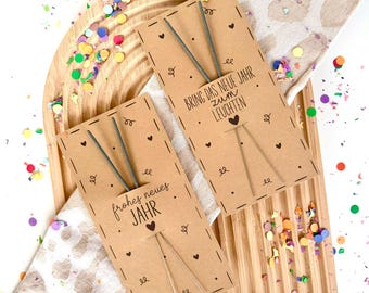New Year's Eve printable template, sparkler printable template, New Year's Eve party favor printable template, small New Year's Eve gift printable template, PDF