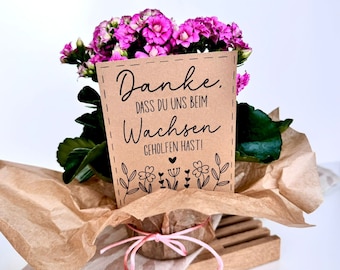Imprimir plantilla idea de regalo para educador, maestro, regalo de despedida jardín de infancia, regalo de despedida escuela, pequeño regalo, PDF