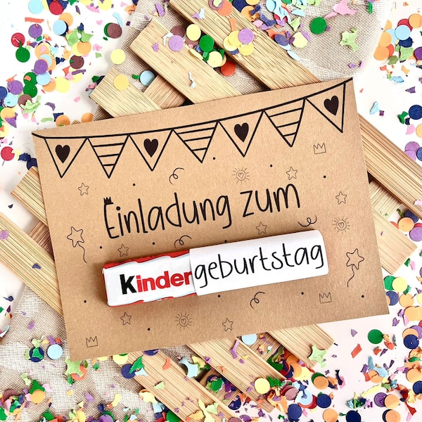 Druckvorlage Geburtstagseinladung, Vorlage zum Drucken Einladung Geburtstag, Geburtstagseinladung Kindergeburtstag, Bastelvorlage, PDF