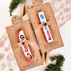Printsjabloon voor een souveniridee, sjabloon om af te drukken als kerstcadeau, kerstkleinigheidje om weg te geven, knutselsjabloon, PDF