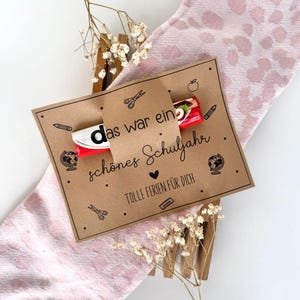 Modello di stampa per regalo di addio all'inizio delle vacanze, regalo di festa per studenti, regalo di addio di fine anno scolastico per studenti, PDF, modello di stampa