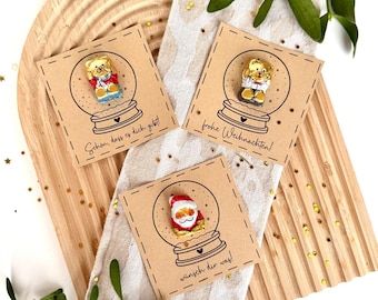 Printable Christmas gift idea, a small Christmas present for colleagues, friends, family, a little something to give as a Christmas gift.