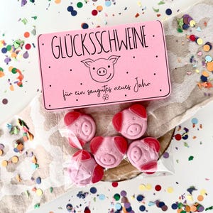 Druckvorlage Glücksschweine, Glücksbringer Silvester Druckvorlage, Vorlage zum Drucken Silvester, Kleinigkeit für Silvester, PDF, gewerblich