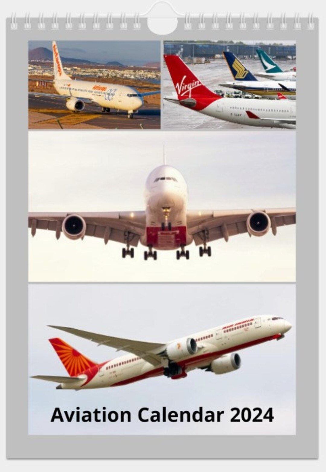 Aviation Calendar 2024 A4 Portrait Etsy UK