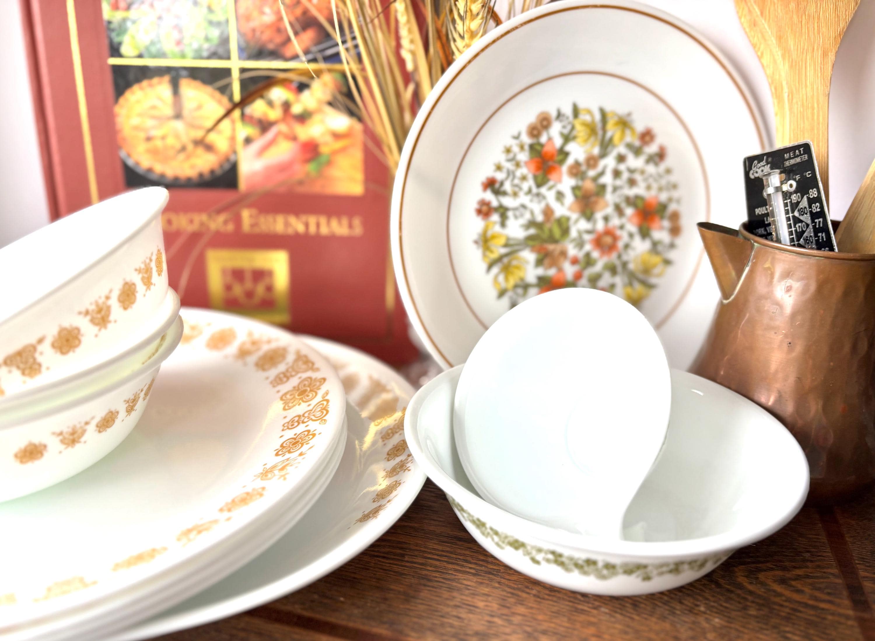 Gold Butterfly Corelle Set - Etsy