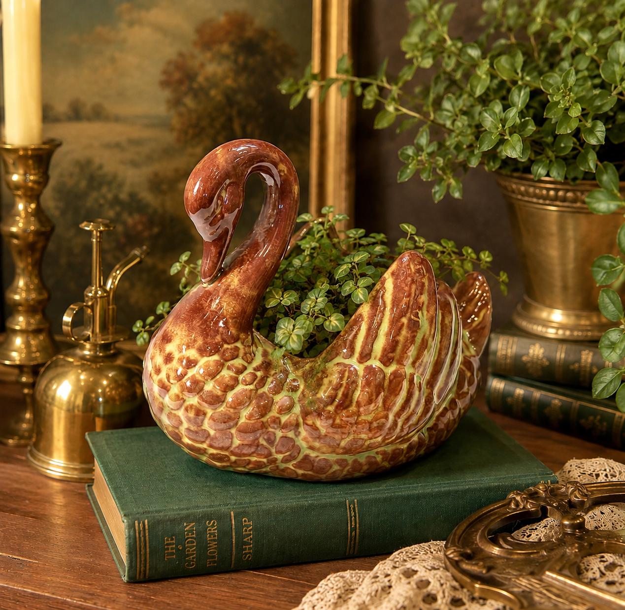 Vintage Ceramic Bird Planters - Etsy