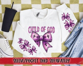 Child of God DTF Transfer | Trendy Christian DTF Transfer | High Quality Image Transfers | Ready to Press | Fast Shipping