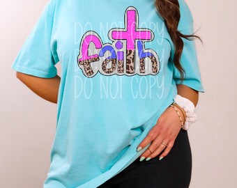 Faith DTF Transfer | Christian DTF Transfer | High Quality Image Transfers | Ready to Press | Fast Shipping