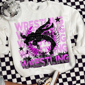 Wrestling DTF Transfer | Trendy Sports DTF Transfer | Ready to Press | High Quality DTF Transfers | Fast Shipping