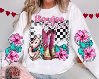 Boujee Cowgirl DTF Transfer | Boho/Western DTF Transfer | High Quality Image Transfers | Ready to Press | Fast Shipping