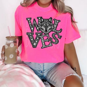 Wolves T-Shirt | Trendy School Spirit Shirt | Fast Shipping | Super Soft Shirts for Men/Women/Kid's | Bella Canvas