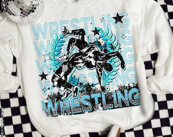 Wrestling DTF Transfer | Trendy Sports DTF Transfer | Ready to Press | High Quality DTF Transfers | Fast Shipping