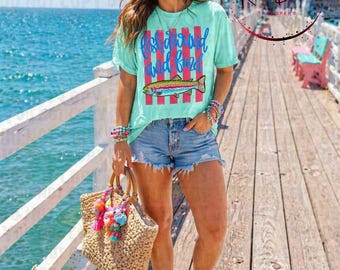 Fish Around and Find Out DTF Transfer, Funny Fishing Shirt Design, Lake Life Graphic Tee Transfer, Summer Fishing Tee, Ready to Press