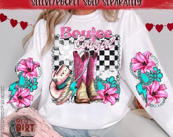 Boujee Cowgirl DTF Transfer | Boho/Western DTF Transfer | High Quality Image Transfers | Ready to Press | Fast Shipping