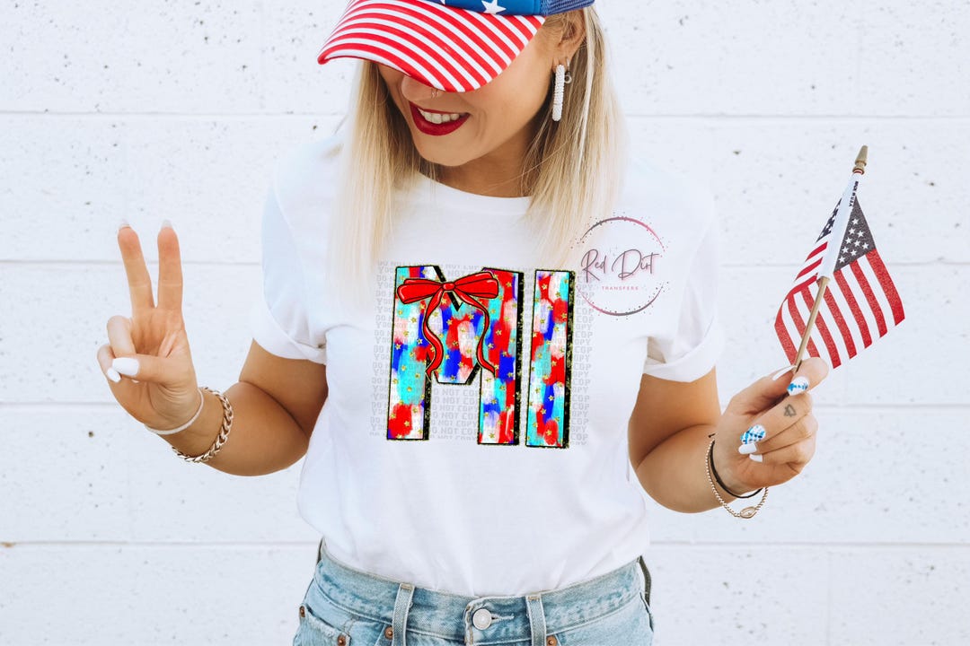 Michigan DTF Transfer | Trendy Independence Day DTF Transfer | High ...
