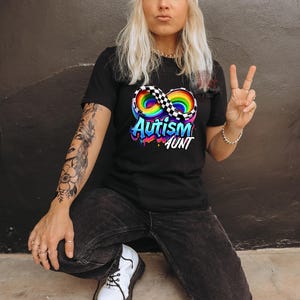 Autism Aunt DTF Transfer | Trendy Autism Awareness DTF Transfer | High Quality Image Transfers | Ready to Press | Fast Shipping