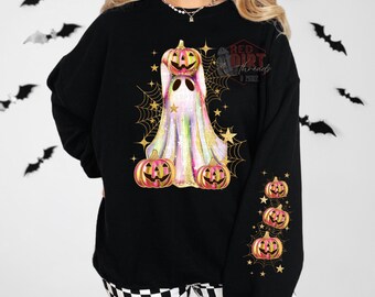 Cute Ghost DTF Transfer | Trendy Halloween DTF Transfer | Ready to Press | High Quality DTF Transfers | Fast Shipping