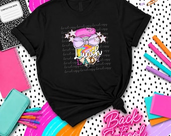 Lunch Lady DTF Transfer | School Cafeteria Staff Transfer | Back To School DTF Transfer | Ready To Press