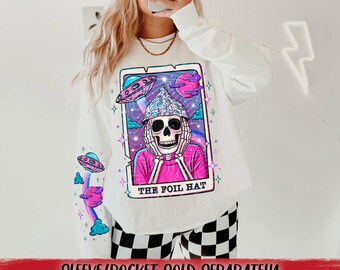 The Foil Hat DTF Transfer | Trendy DTF Transfer | Ready to Press | High Quality DTF Transfers | Fast Shipping