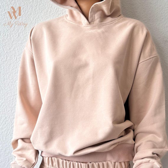 Thick cotton hoodie women's hotsell