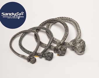 Soft Shackles 3mm-5mm for sailing and other applications using Dyneema SK-75 (1500kg-3100kg breaking strain)