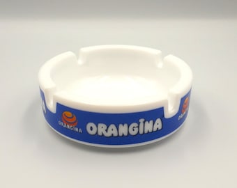 Orangina-Aschenbecher, Vintage-Bardekoration, 1990er Jahre
