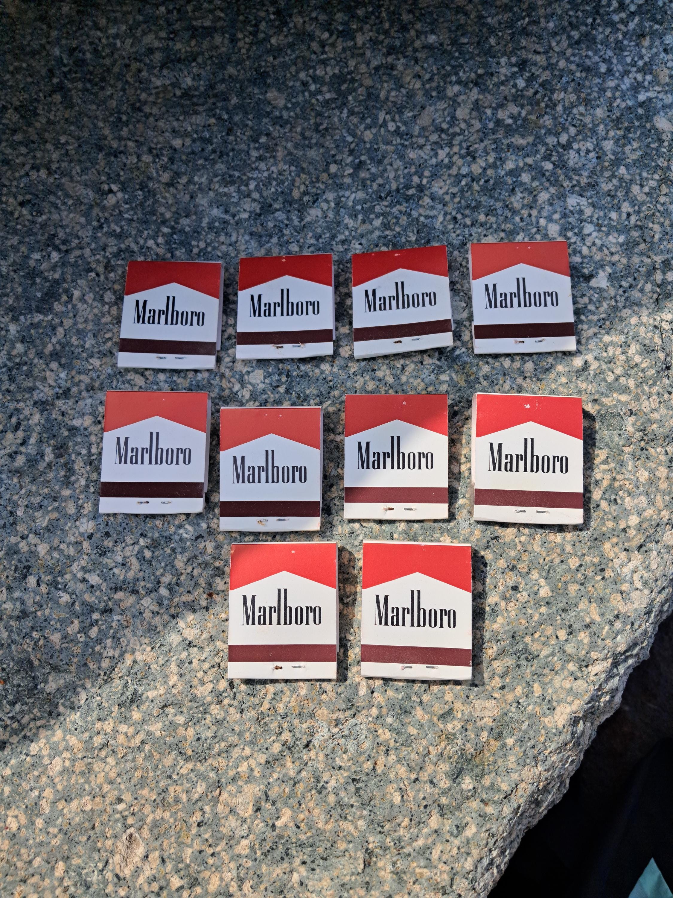 MARLBORO Set of 10 Vintage Matchboxes 1980 - Etsy