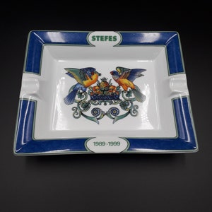 Stefes Luxe Limoges Porcelain Ashtray Made in France