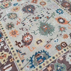 Exquisite Oushak style Hand Knotted Rug 4x6, 5x8, 6x9, 8x10, 9x12, 10x14 ft Handmade Rugs for Living Room - Antique Contemporary rug