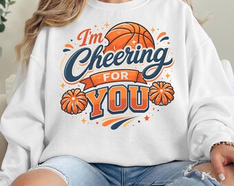 Basketball Support PNG, I'm Cheering For You Design (Digitaler Download