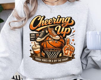 Retro Basketball PNG, Vintage Spieltag Grafik (Digitaler Download)