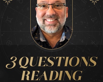3 questions reading  | Psychic medium | Medium reading | Psychic | Clairvoyant | Numerology reading | Angel card reading | Same day reading
