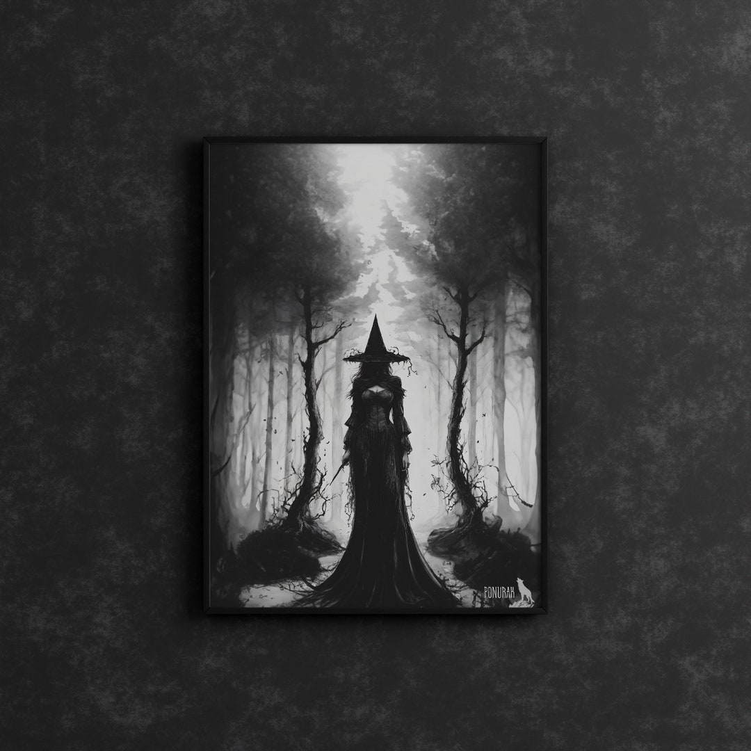Gloomy the Art of Wall Magic Black Litany Poster B1 Etsy