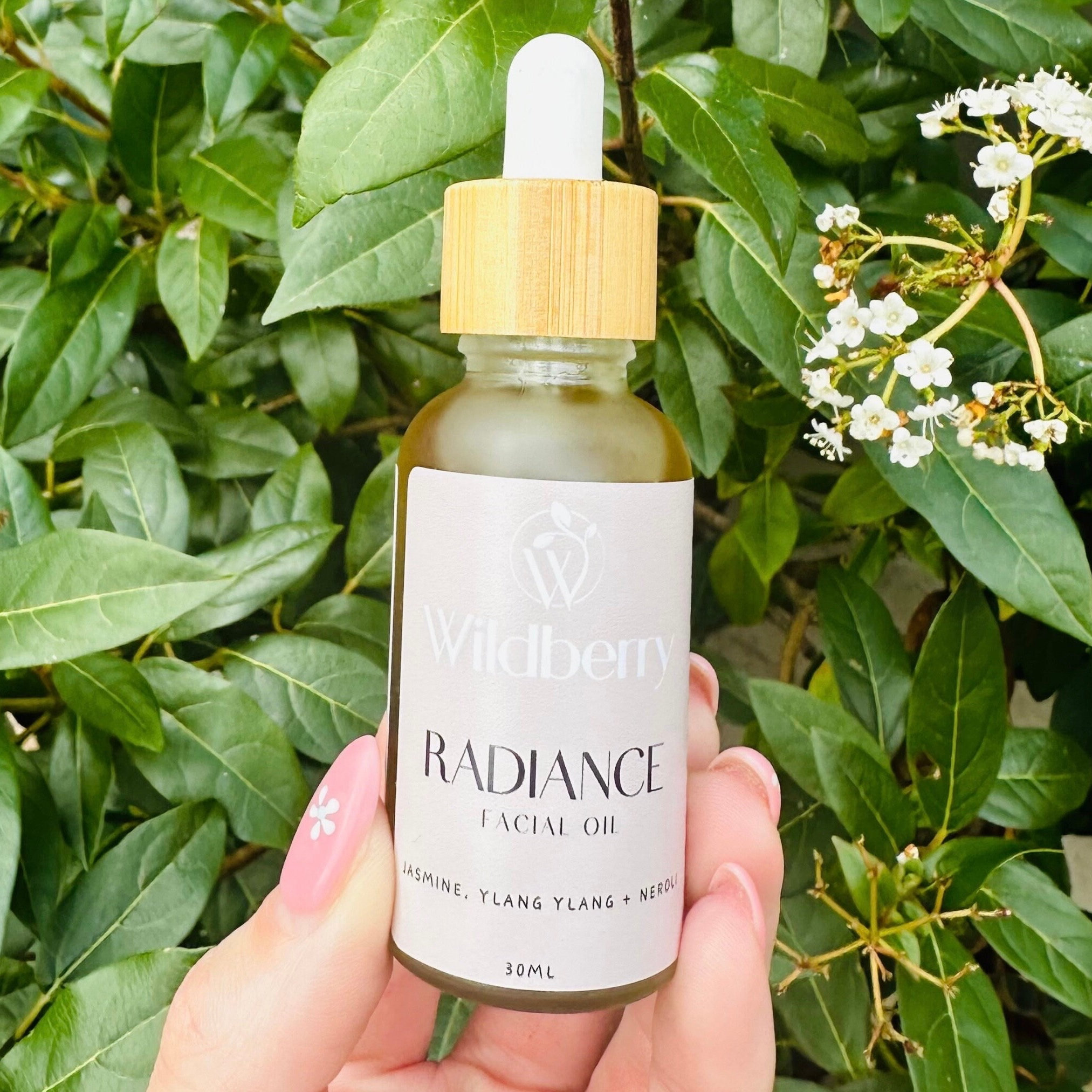 Radiance Botanical Face Oil, Jasmine Ylang Ylang Neroli Scented 