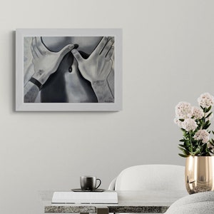 Sensual art, sensual wall art, sensual original art, sensual love art, sensual lovers art, painting, woman body art, gifts for home