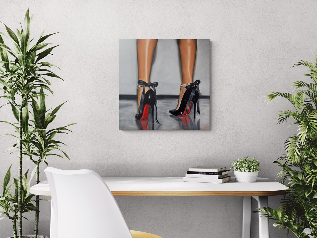Woman Legs Oil Painting on Canvas, Legs Art, Feet Art, Legs Wall Art ...