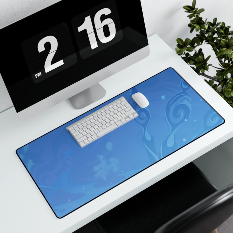 Xingqiu Name Card Genshin Impact Desk Mat Mousepad Keyboard - Etsy ...