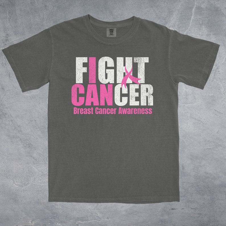 Pink Ribbon Breast Cancer Comfort Colors® Shirt, Breast Cancer