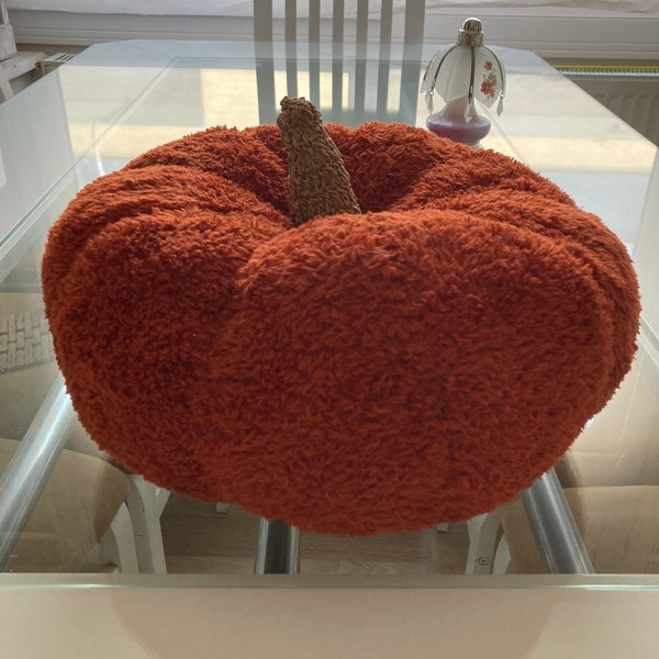 Pumpkin throw pillow