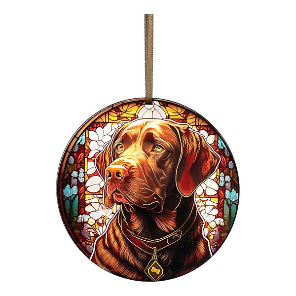 Lab Bird Dog Glass Etsy