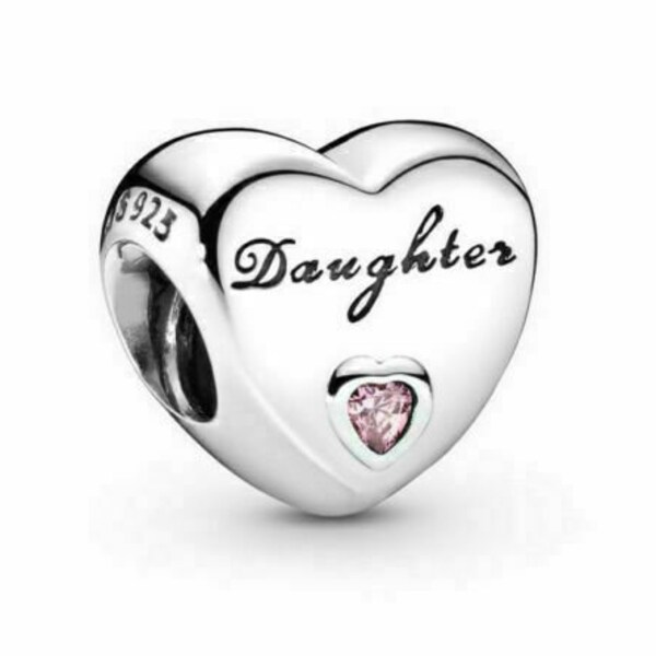 Perfect gift daughter bead Charm Sterling Silver 925 fits in bracelets pendant  neckless ,for daughter & a Easter day gift