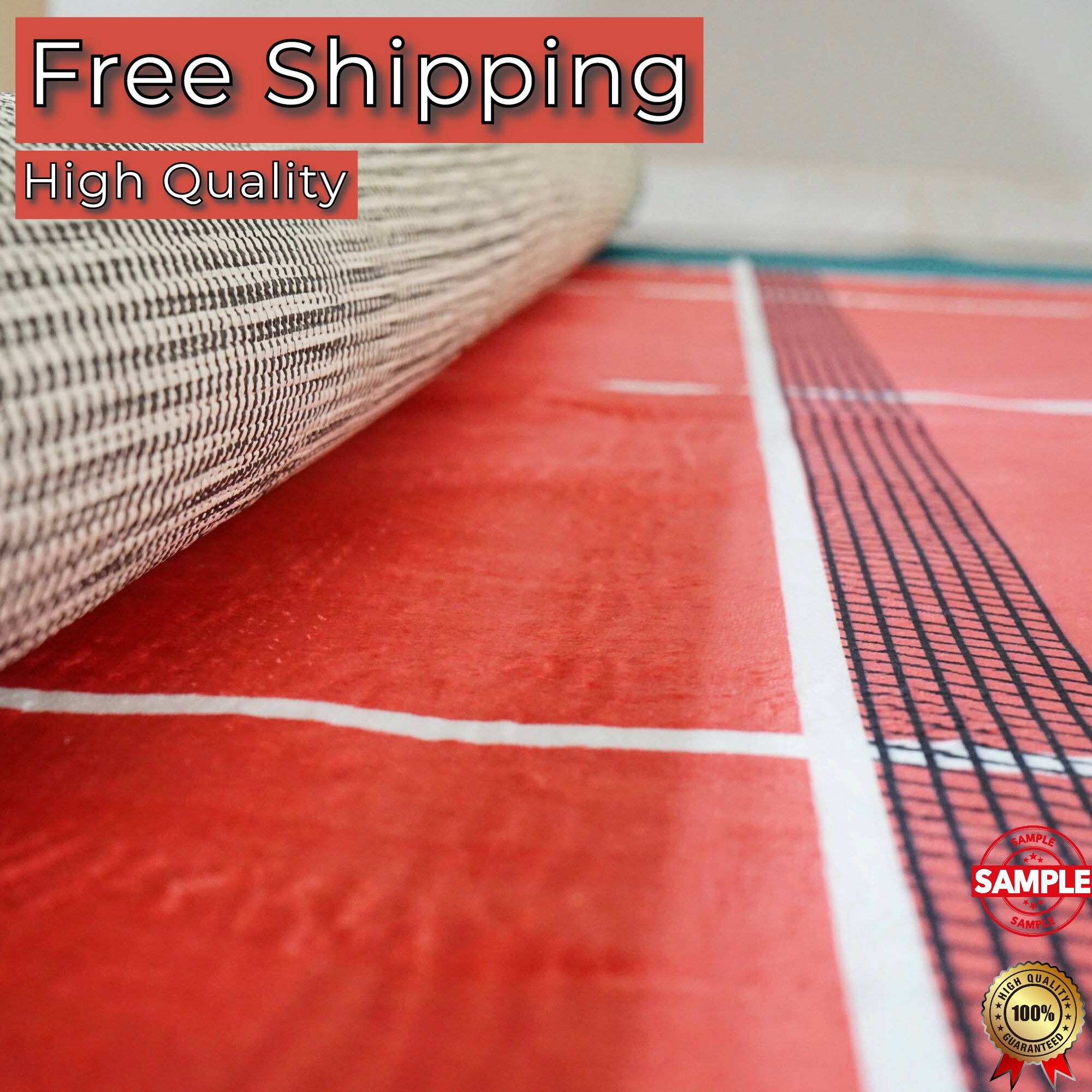 Christmas Rug, Noel, 2024, Merry Christmas Santa Claus and Snow Rug