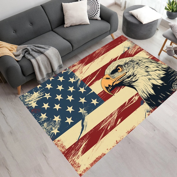Tapis drapeau, drapeau des États-Unis, tapis drapeau américain, tapis des États-Unis, tapis drapeau américain, tapis drapeau de l'Amérique, tapis drapeau des États-Unis, décoration drapeau, tapis personnalisé