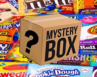 Caja de cesta misteriosa American Sweets (pequeña)