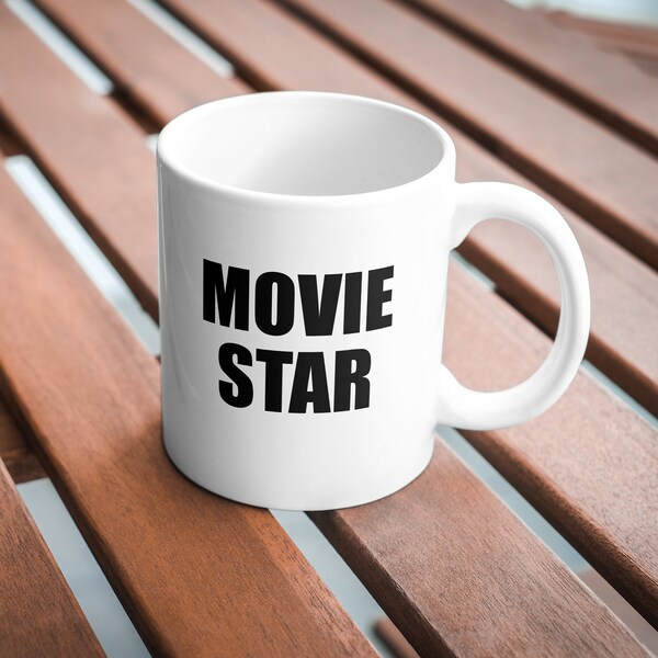 Tasse Filmstar Geschenk für Schauspieler Weihnachtsgeschenk Filmfan