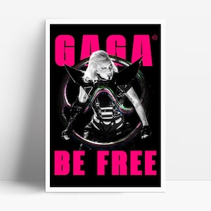 Lady Gaga BE FREE Digital Art