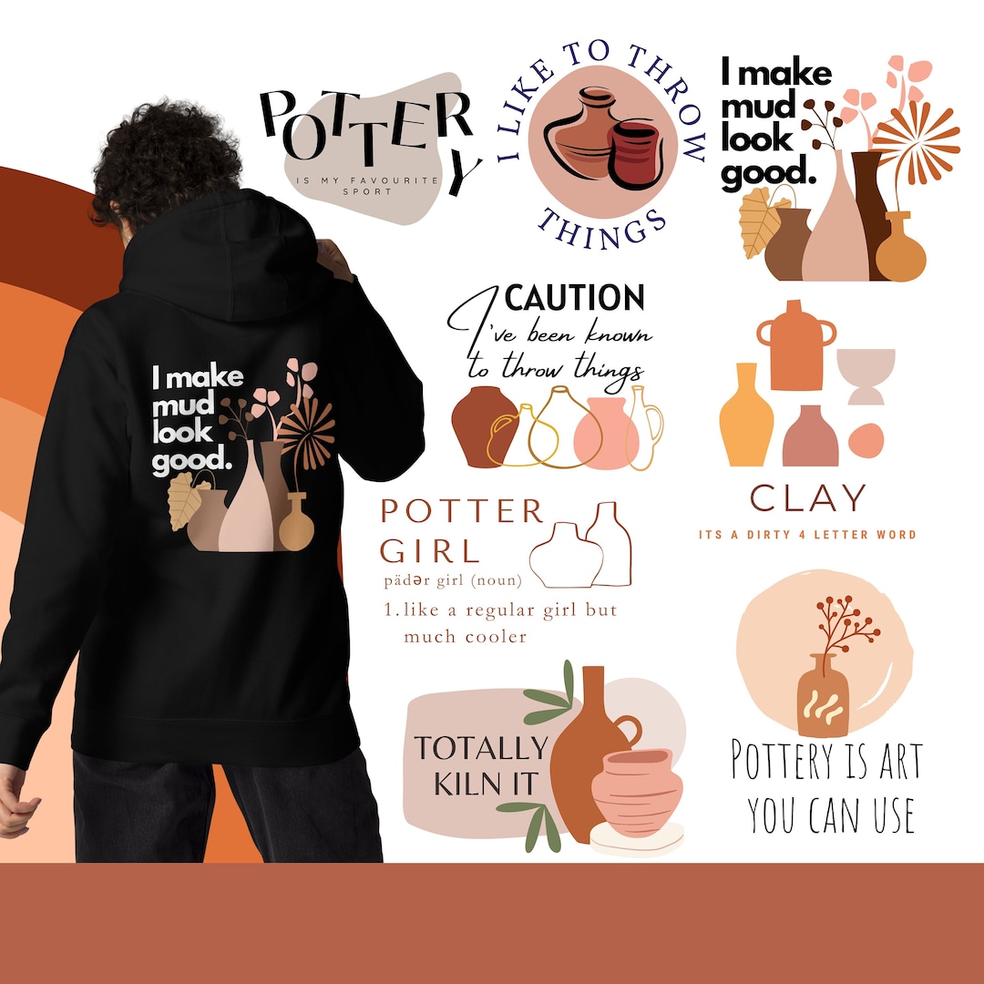 Pottery Quotes SVG PNG Bundle Etsy