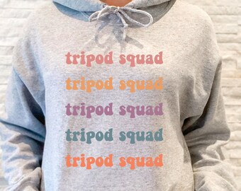 Tripod Squad Sweatshirt, Tripod Squad Long Sleeve, Tripod Sweatshirt, Squad Long Sleeve, Nursing Sweatshirt, Tripod Hoodie